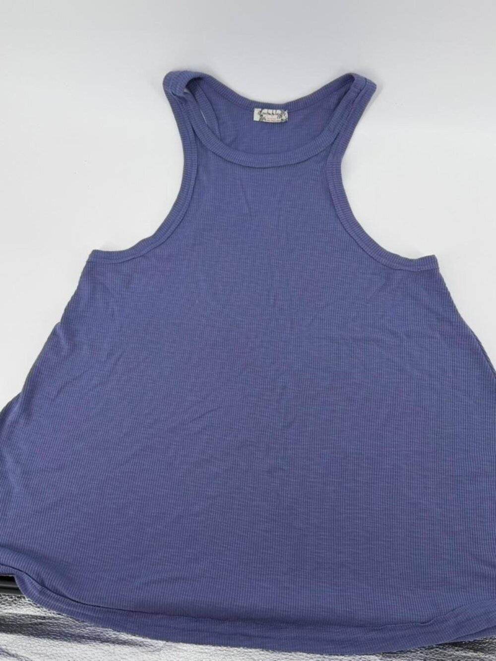 Free People Intimately Women's Purple Ribbed Tank Top XS